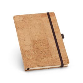 Caderno de Cortiça com porta caneta