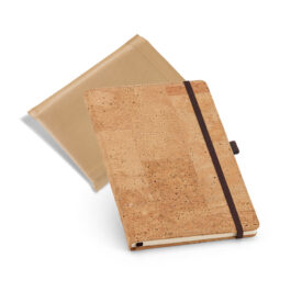 Caderno capa de cortiça