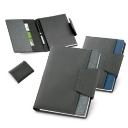 Caderno tipo Moleskine