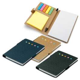 Bloco de notas ecológico com Post-it