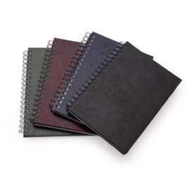 Caderno com capa de Couro Sintético