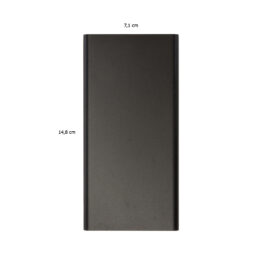 Power Bank metal com capacidade 2.800 mAh