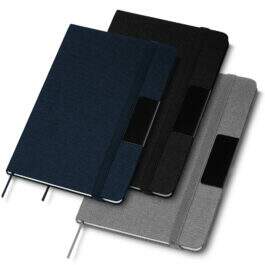 Caderno tipo moleskine