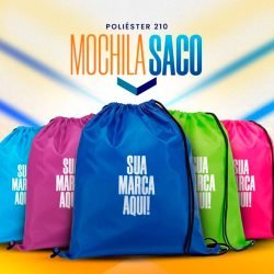 Mochila Sacola em Poliéster
