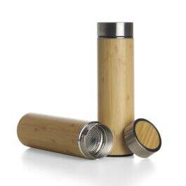 Garrafa Térmica de Bambu 500ml