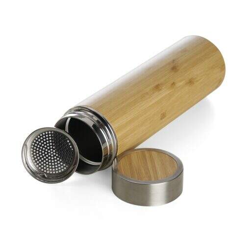 Garrafa Térmica de Bambu 500ml - Image 3