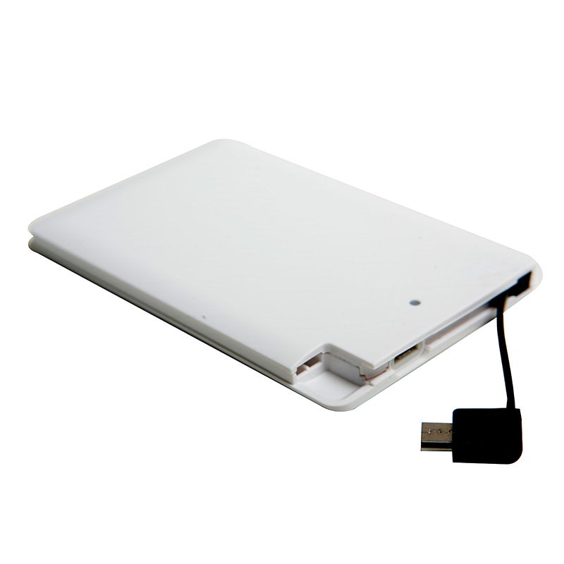 Power Bank com capacidade 2.500 mAh