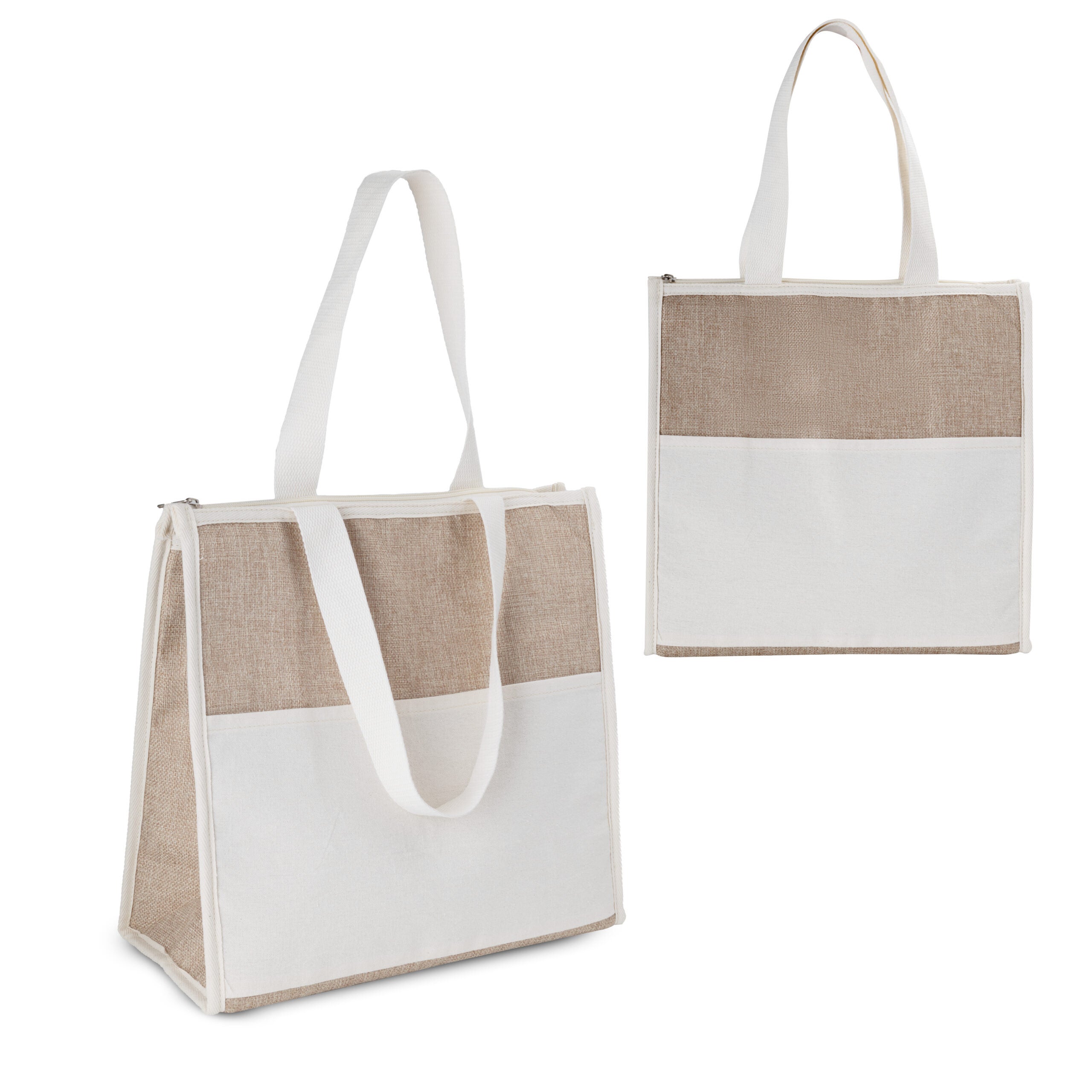 Bolsa Térmica em algodão e juta sintética 